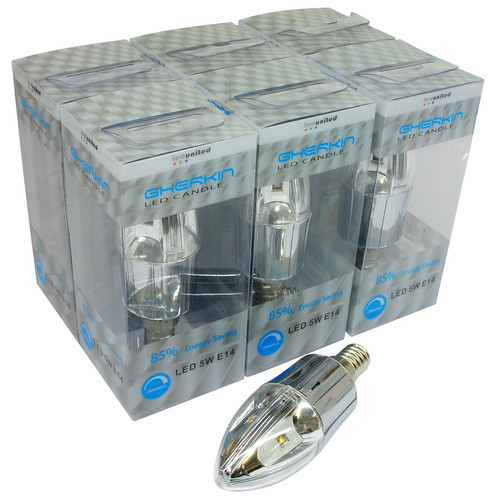 6 x SES LED 5W 280lm (=40W) Dimmable 240V 300° 3000K Warm White