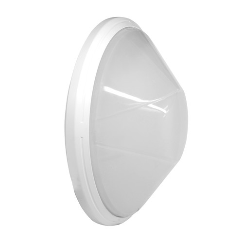 Gem Bulkhead Outdoor Garden Wall Light White 38W