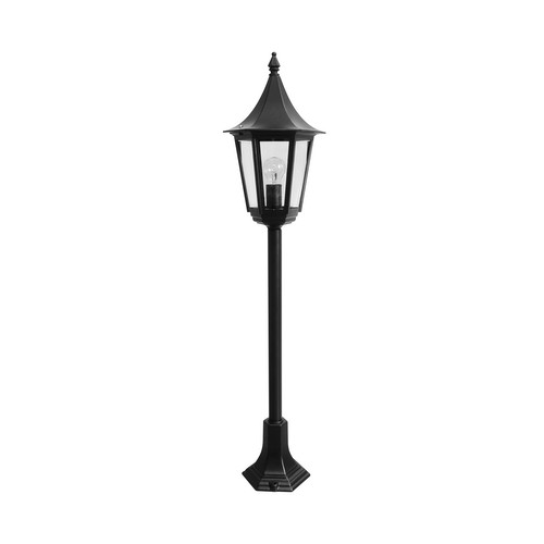 Lantern Lamp Post Short 240V 100W Black