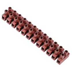 12-Way Terminal Strip Connector 15A Brown PA66 Nylon