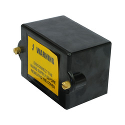 Insulated Connector Box Double Pole Black 60A