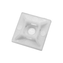 Cable Tie Bases White 25 x 25mm