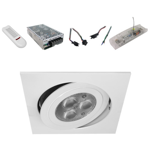 Contour Square RGB 350mA Master 1 9W White