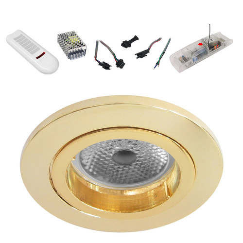 Contract Fixed RGB Master 1 Polished Brass 4W