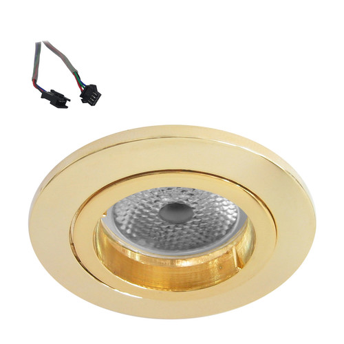 Contract Fixed RGB Add-On Polished Brass 4W