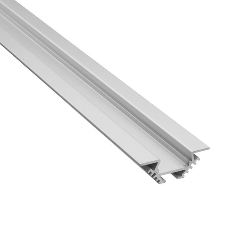 Flush 45° Surface LED Tape Extrusion Profile Aluminium 2070mm