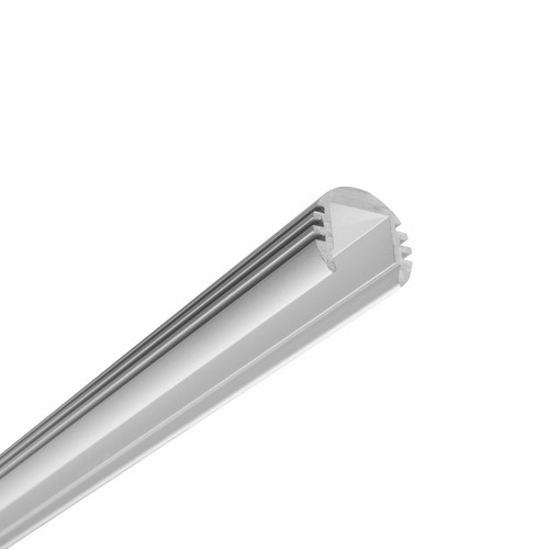 Oval Channel LED Tape Extrusion Profile Anodised Aluminium 2070mm