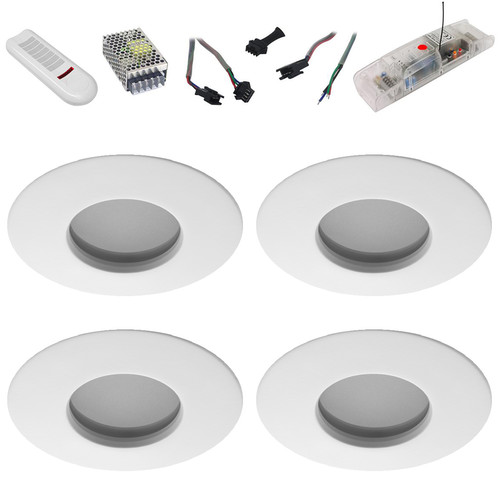 Shower RGB Master Kit 4 16W White / Frosted
