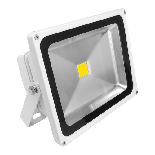 LED White Floodlight 240V 30W (=300W) 3000K Warm White