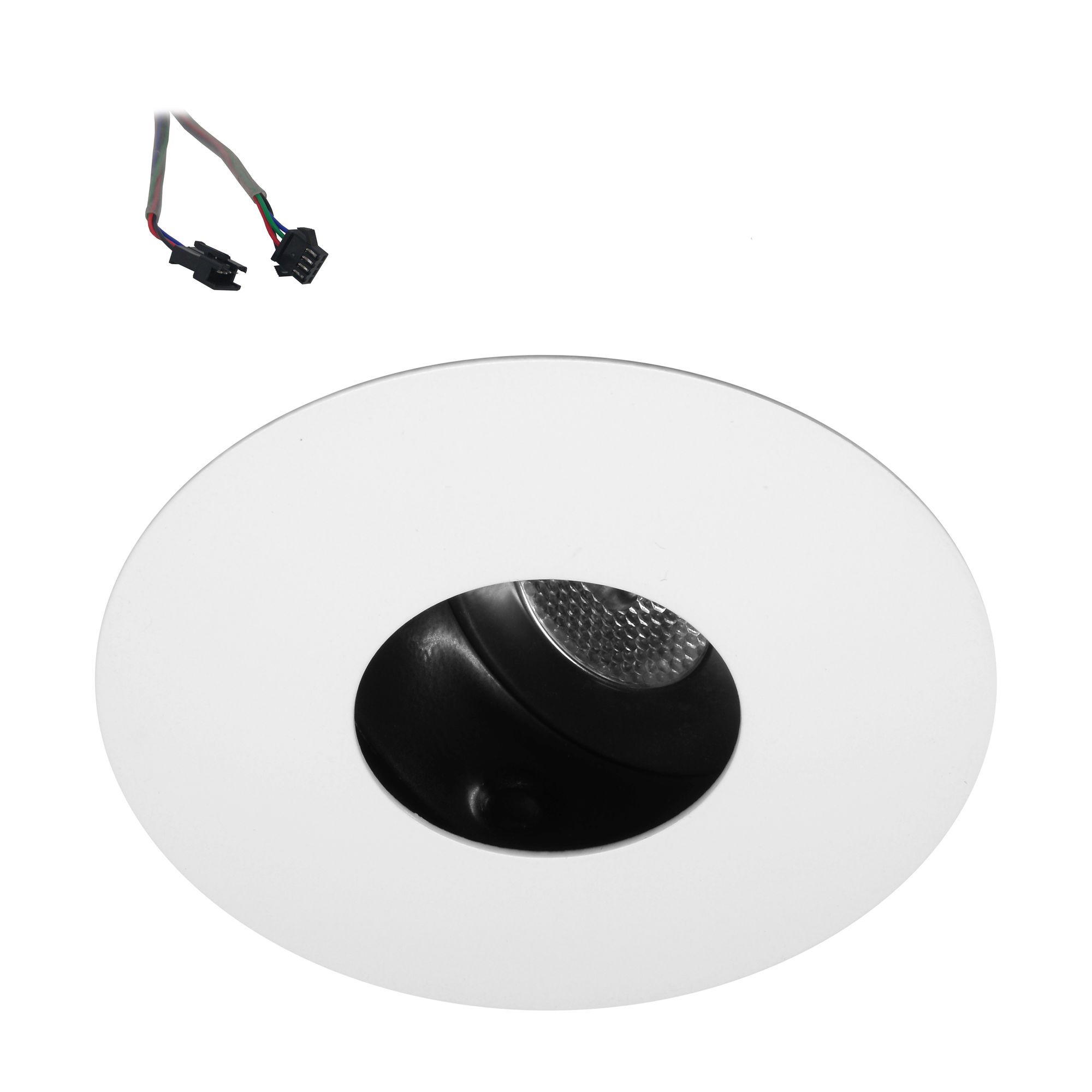 Invisible Tilt Round Downlight RGB Add-On Kit 4W White | Mr Resistor ...
