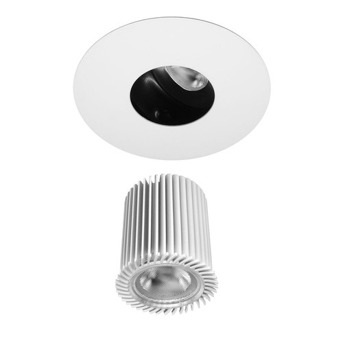 Invisible Tilt Round Downlight RGB LED Module 9W RGB RAL 9010 Pure White