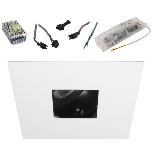 Invisible Tilt Square RGB Slave 1 4W White