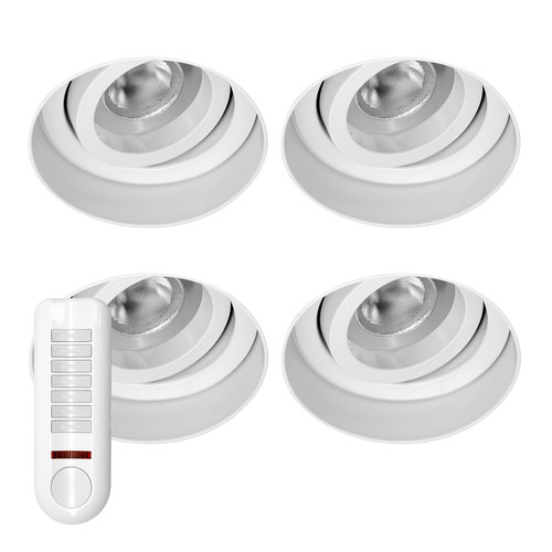 Trimless Round Downlight RGB LED Module Kit 36W RGB White