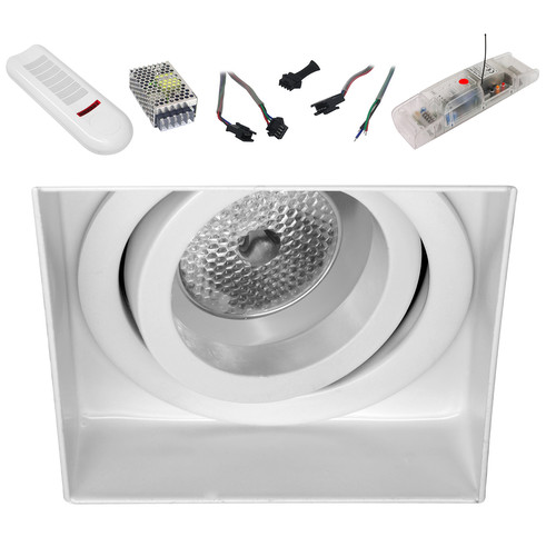 Trimless Square RGB Master 1 4W White