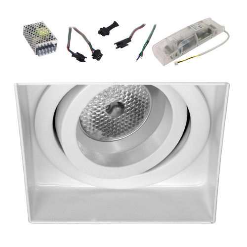 Trimless Square RGB Slave 1 4W White