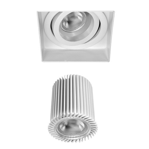 Trimless Square Downlight RGB LED Module 9W RGB White