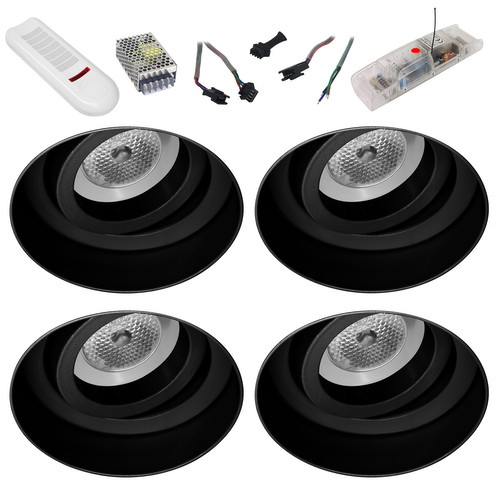 Trimless Round RGB Master 4 16W Black
