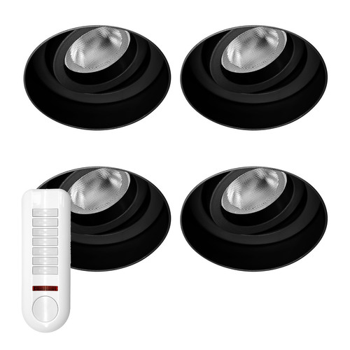 Trimless Round Downlight RGB LED Module Kit 36W RGB Black