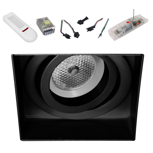 Trimless Square RGB Master 1 4W Black