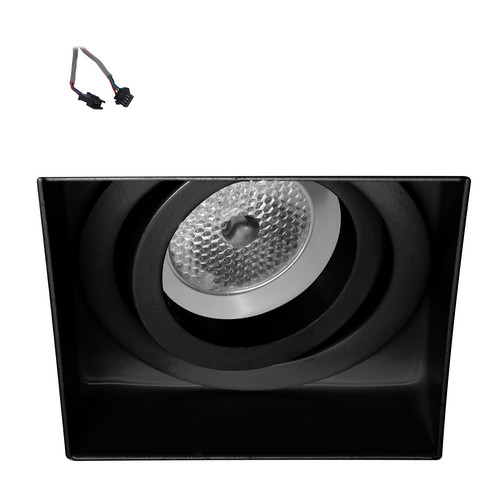 Trimless Square RGB Add-On Kit 4W Black