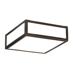 Mashiko 200 Flush Ceiling Light 240V Bronze 60W