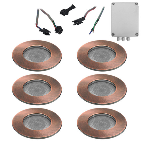 Phantom Round 40° RGB Outdoor 350mA Slave 6 RGB 6 x 3W