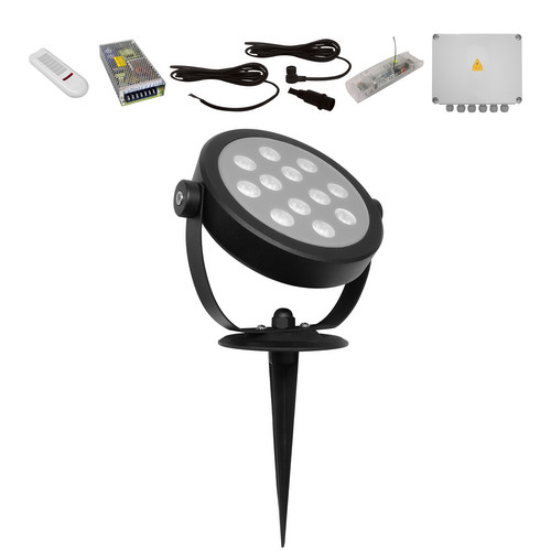 Architectural Outdoor Projector Spike 24V Master 1 29W Black