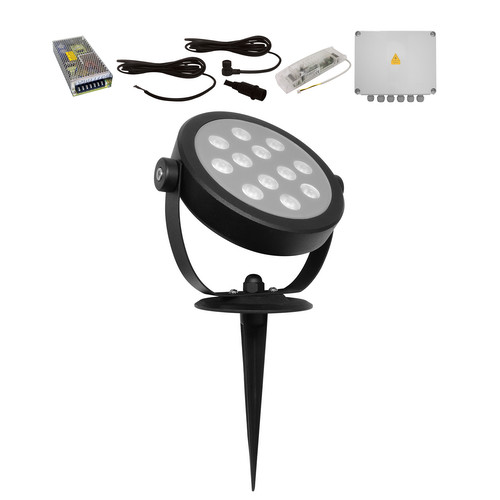 Architectural Outdoor Projector Spike 24V Slave 1 29W Black