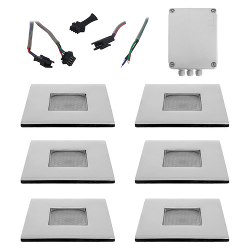 Phantom Square 38° RGB Outdoor 350mA Slave 6 RGB 3W