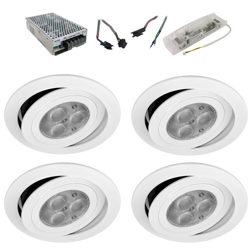 Contour Round RGB 350mA Slave 4 36W White