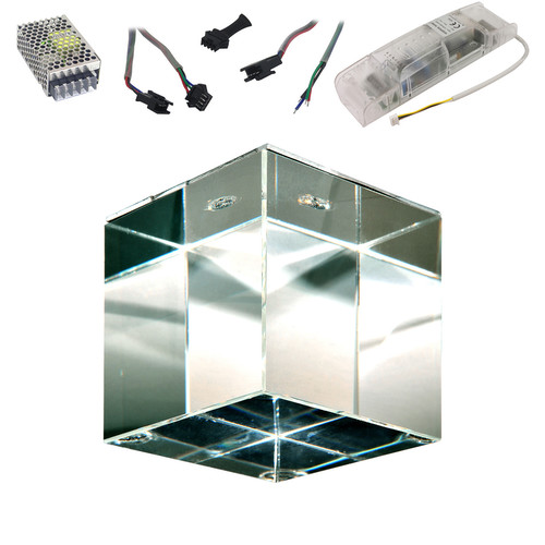 Crystal Ice Cube RGB 350mA Slave 1 3W Chrome