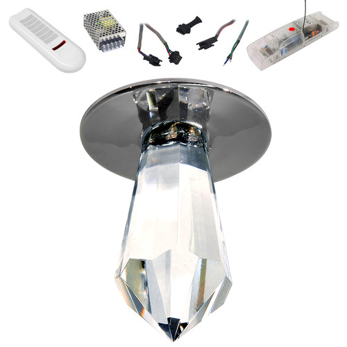 Crystal Icestar Large RGB 350mA Master 1 3W Chrome