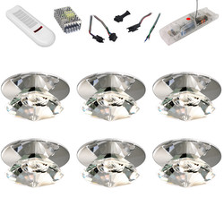 Crystal Icestar Small RGB 350mA Master 6 18W Chrome