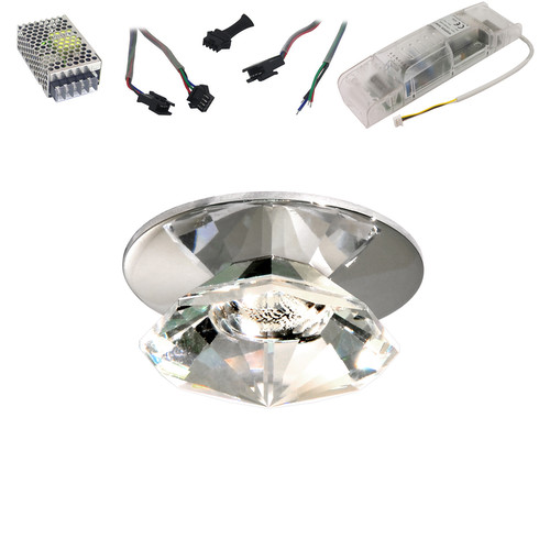 Crystal Icestar Small RGB 350mA Slave 1 3W Chrome