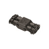 Waterproof 4-Pole Gel-Filled 6.5-12mm Cable  Junction Box 1.5mm² Conductor Black