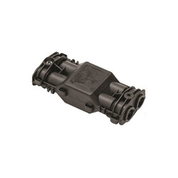 Waterproof 4-Pole Gel-Filled 6.5-12mm Cable  Junction Box 1.5mm² Conductor Black