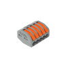 WAGO 5-Way Lever Splicing Terminal Connector (0.08-4 mm²) Grey