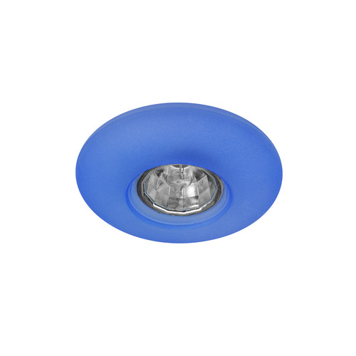 Murano Glass 10 Decorative Fixed Downlights G4 12V 10W Satin Blue