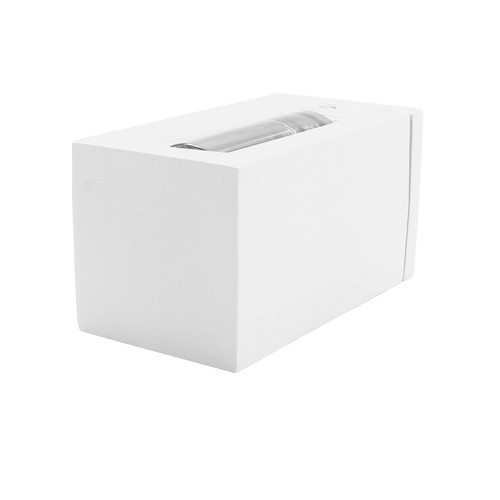 King Cross Outdoor Garden Pillar Wall Light 60W White