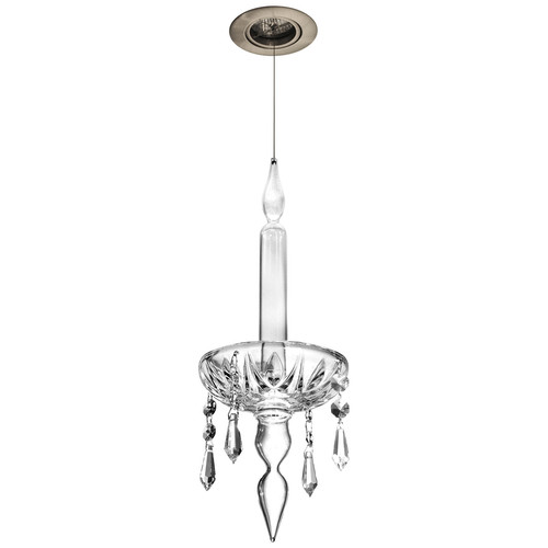 Crystal Pendant 240V 50W Chrome/Glass