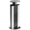 Pop-Up Socket - With USB-A+C 240V 13A Silver