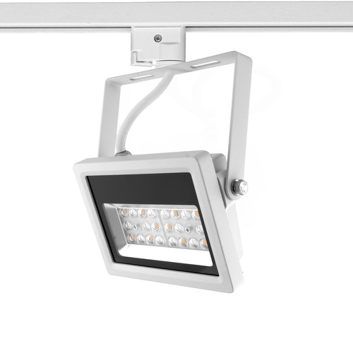 LED Track Floodlight 240V 10W (=100W) 3000K Warm White