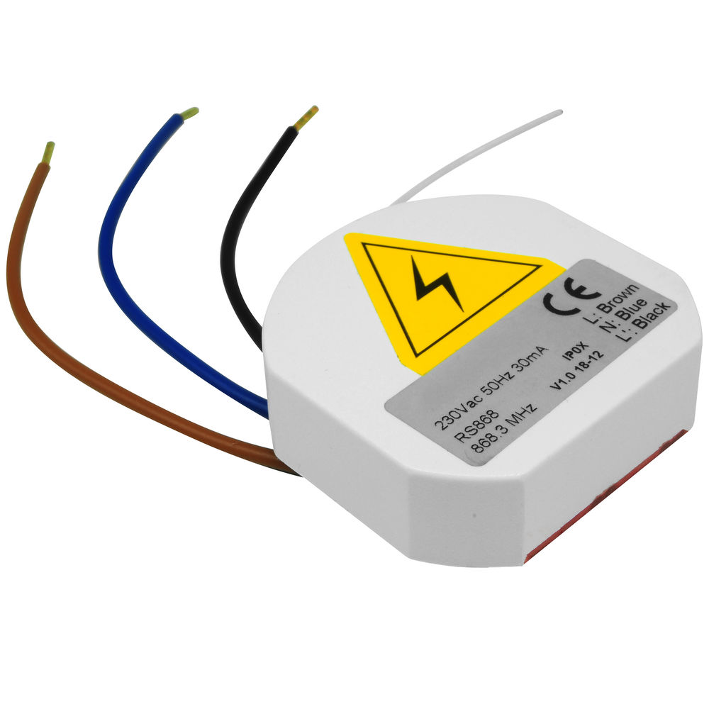 Wise Wireless Waterproof Single Gang 2-Way 240V Switch (SP) Grey IP66