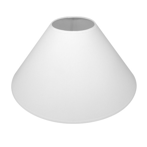 Tapered Drum Shade White 16"