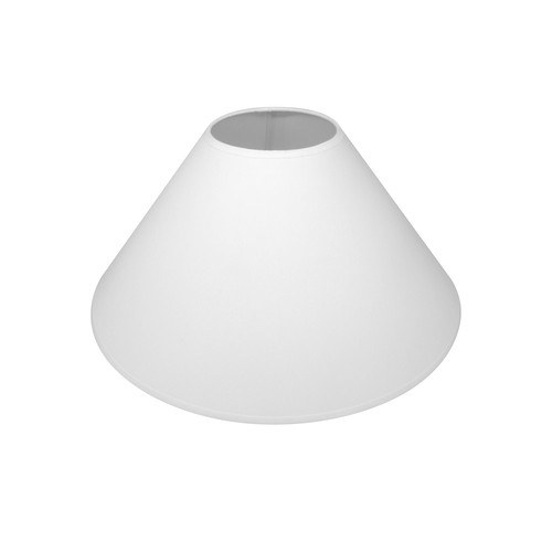 Tapered Drum Shade White 14"
