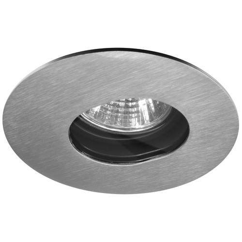 Adjustable Camera Downlight Bathroom 50 12V 50W Satin Steel