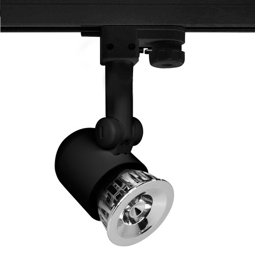 Universal PAR16 Three Circuit Track Spotlight 240V 50W Black