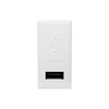 Euro USB-A Charger Modules USB White