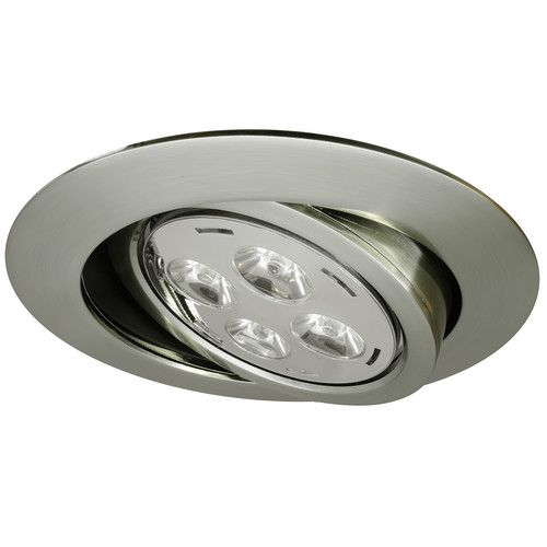 Glare Bar Downlight AR111 LED & Driver 14W 950lm (=75W) Dimmable Warm White (3000K) 24° Nickel
