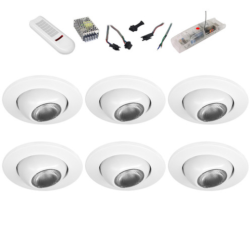 Eyeball RGB 350mA Master 6 18W White